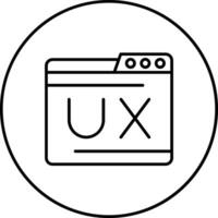 Ux Vector Icon