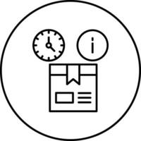Real Time Inventory Info Vector Icon