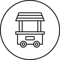 Food Cart Vector Icon