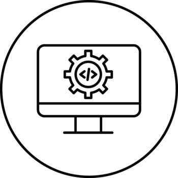 Code Settings Vector Icon