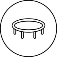 Trampoline Vector Icon