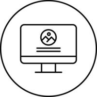 Computer Website Vector Icon