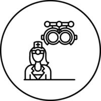 Children Eye Specialist Vector Icon