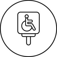 Disabled Parking Vector Icon