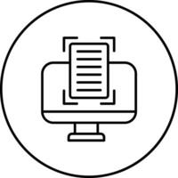 Screen Reader Vector Icon