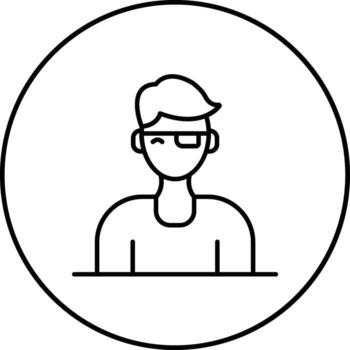 icono de vector de parche en el ojo