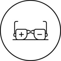 Prescription Sunglasses Vector Icon