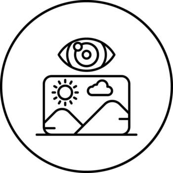 Visual Acuity Vector Icon