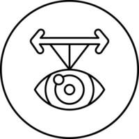Visual Field Vector Icon