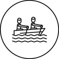 Rowing Vector Icon