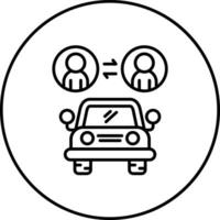 Carpool Vector Icon