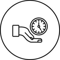 Time Saving Vector Icon