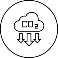 Reduce Co2 Emissions Vector Icon