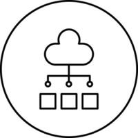 Cloud Connection Vector Icon