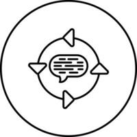 Feedback Loop Vector Icon