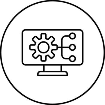 Working Software Vector Icon