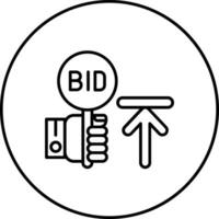 Maximum Bid Vector Icon