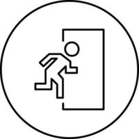 Fire Exit Vector Icon