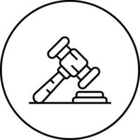 Gavel Vector Icon