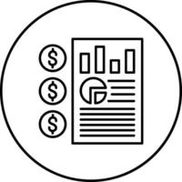 Financial Statement Vector Icon