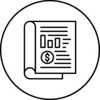 Income Statement Vector Icon