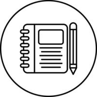 Notebook Vector Icon