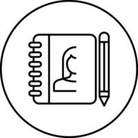 Sketchbook Vector Icon