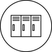 Lockers Vector Icon