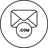 Professional Email Address Vector Icon