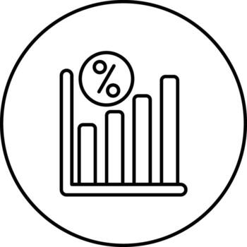 Fixed Interest Rate Vector Icon