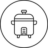 Rice Cooker Vector Icon