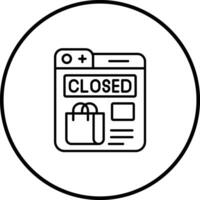 Closed Vector Icon