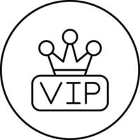 icono de vector vip