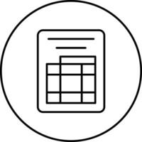 Balance Sheet Vector Icon