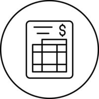 Income Statement Vector Icon