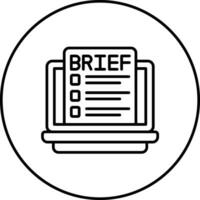 Brief Vector Icon