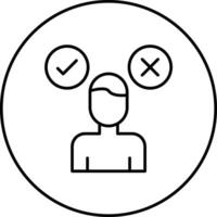 Decision Maker Vector Icon