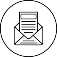 E Newsletter Vector Icon