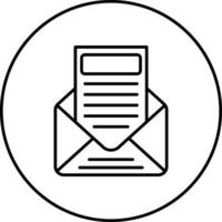 E Newsletter Vector Icon