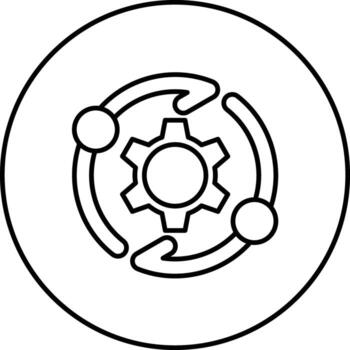 icono de vector de proceso