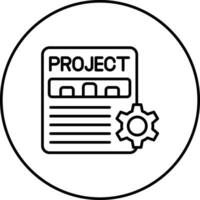 proyectos vector icono