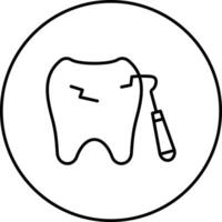 Tooth Scaling Vector Icon