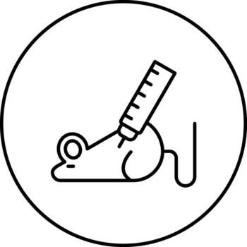 prueba ratón vector icono