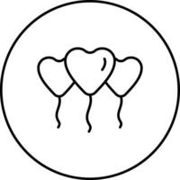 Wedding Balloon Vector Icon