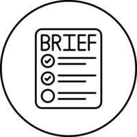 Brief Vector Icon