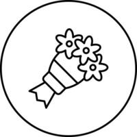 Flower Bouquet Vector Icon