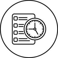 icono de vector de gestión de tiempo