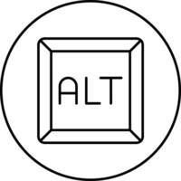 Alt Text Vector Icon