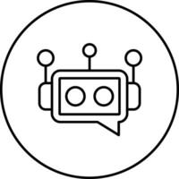 Virtual Assistant Vector Icon