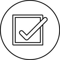 Checkbox Vector Icon